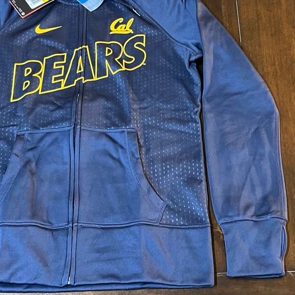 2015 WOMENS NIKE THERMA-FIT CAL CALIFORNIA BERKELEY BEARS KO ZIP HOODIE SZ SMALL - Picture 3 of 11